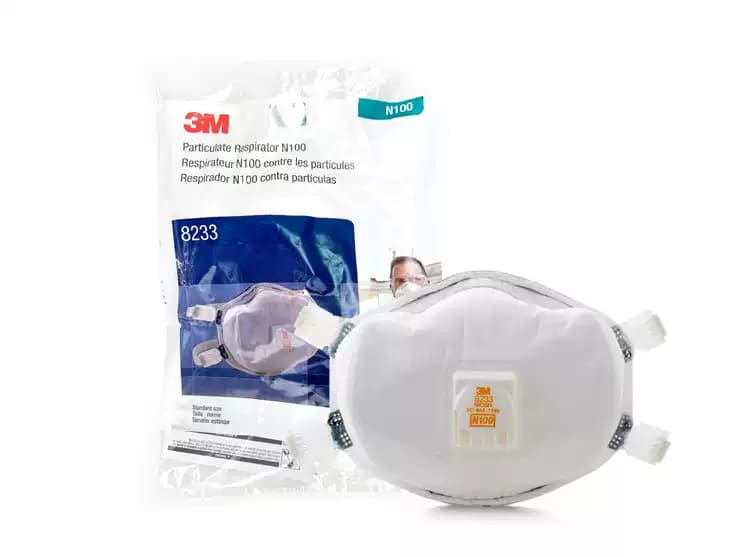 3M 8233 防颗粒物口罩 （头带式、美国NIOSH N100认证和中国KN100认证)